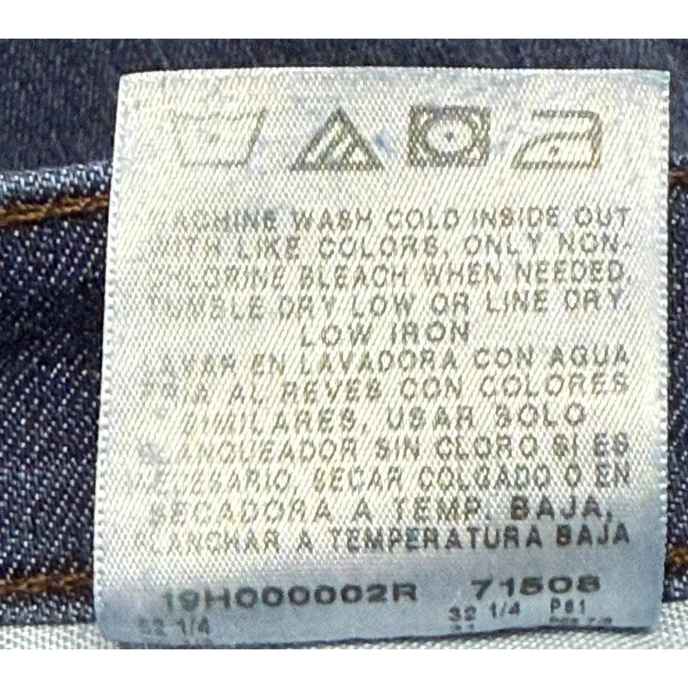 Lee Jeans Womens 28W‎ Blue Relaxed Straight Hi Rise Stretch Actual 50X33 NWT